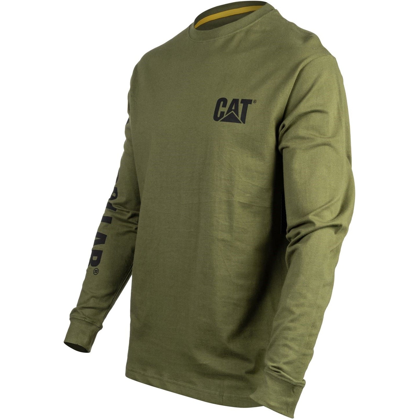 Caterpillar Men's Trademark Hooded Sweatshirt in Black