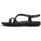 Fitflop Gracie Crystal Leather Women's All Black Sandals