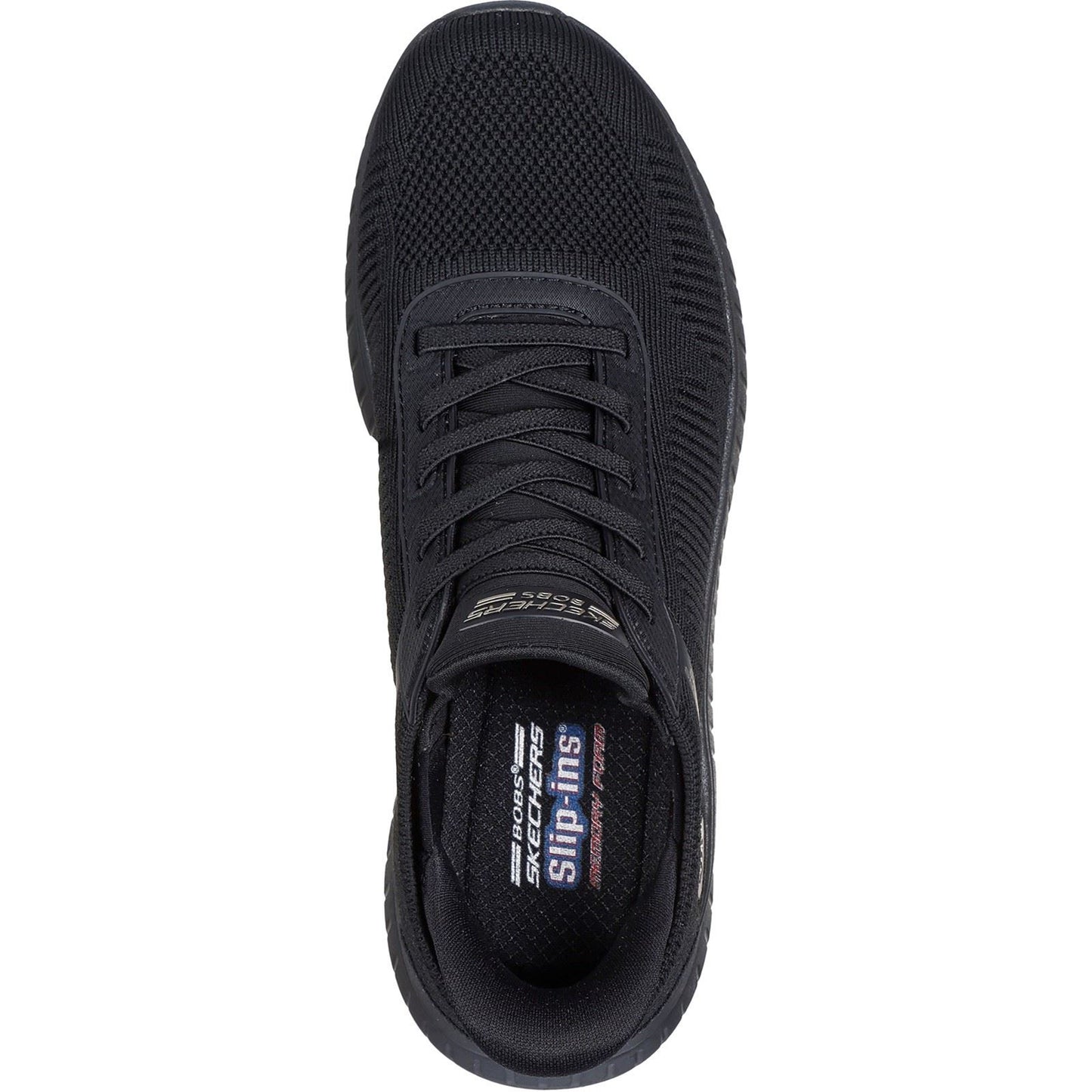 Skechers Women's BOBS Sport Squad Chaos Shoe in Black