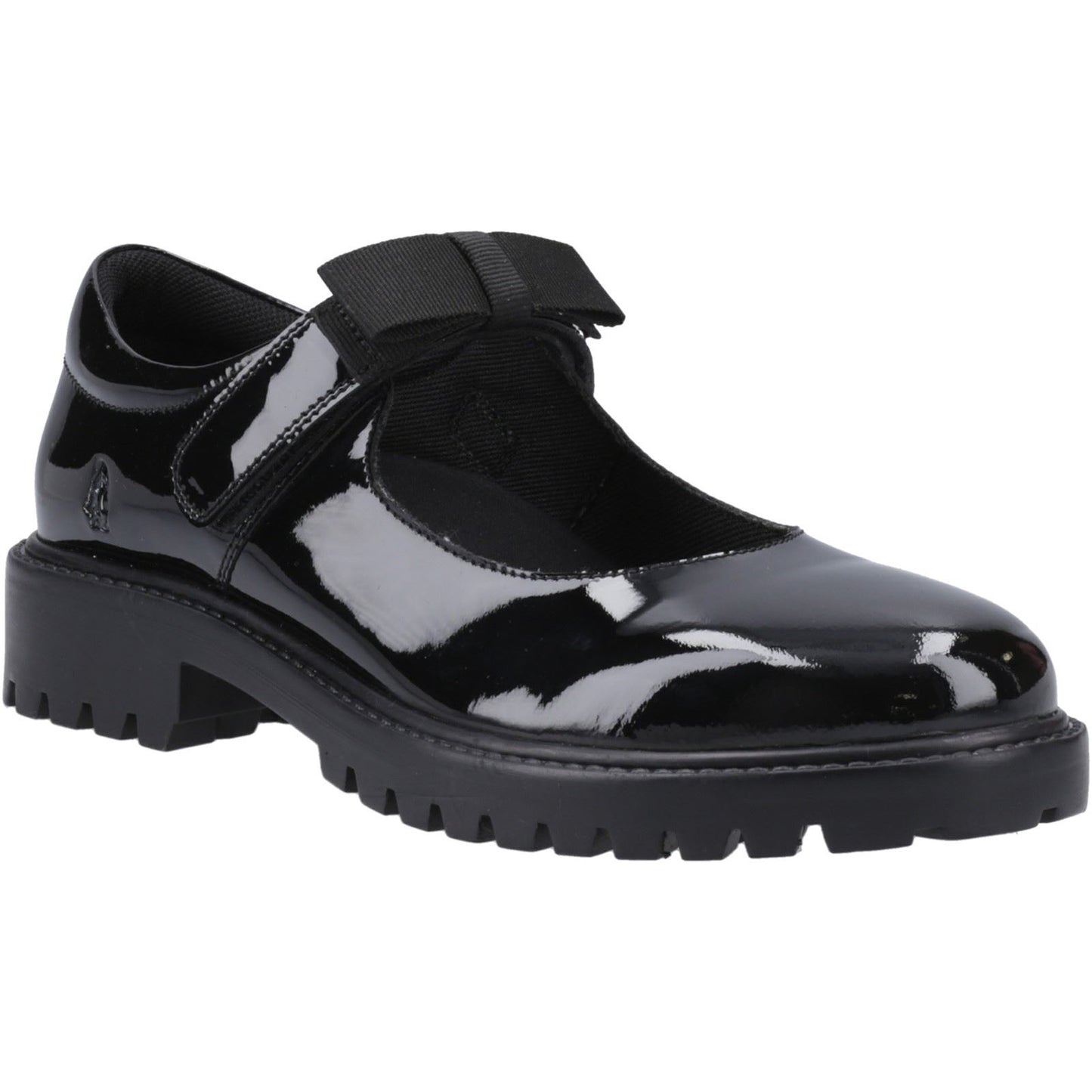 Hush Puppies Astrid Bow Patent Leather Women's Black Shoes