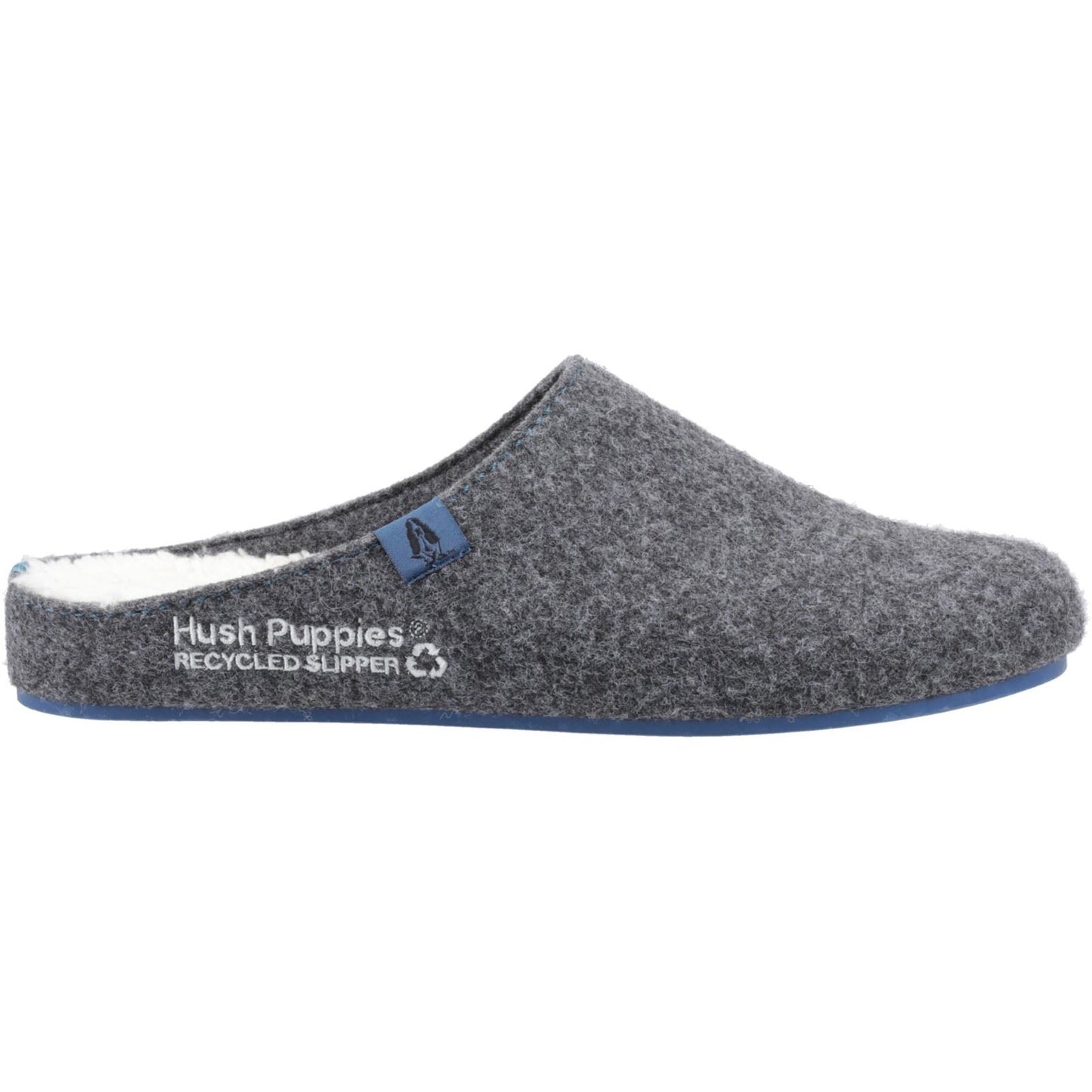Hush Puppies The Good Slipper 90% Recycled RPET Polyester Men's Charcoal Slippers
