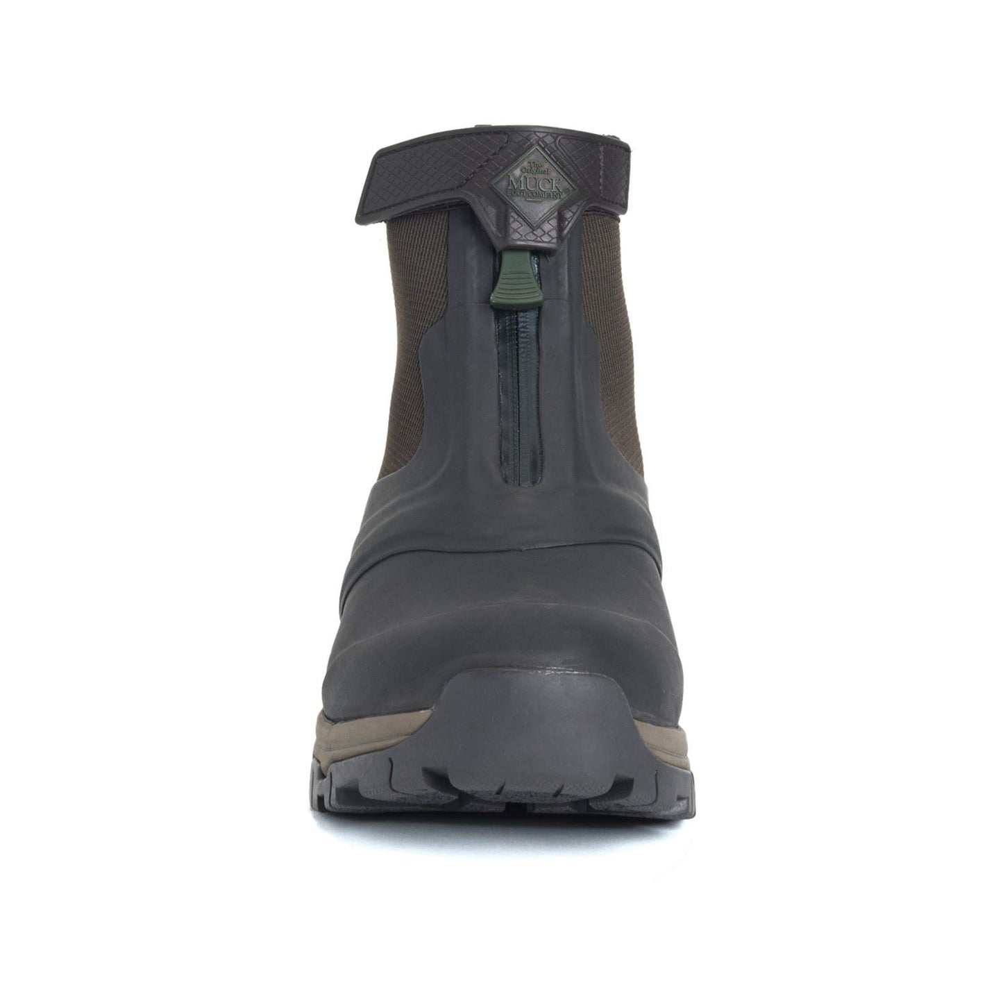 Muck Boots Men's Apex Mid Zip Wellingtons in Dark Brown