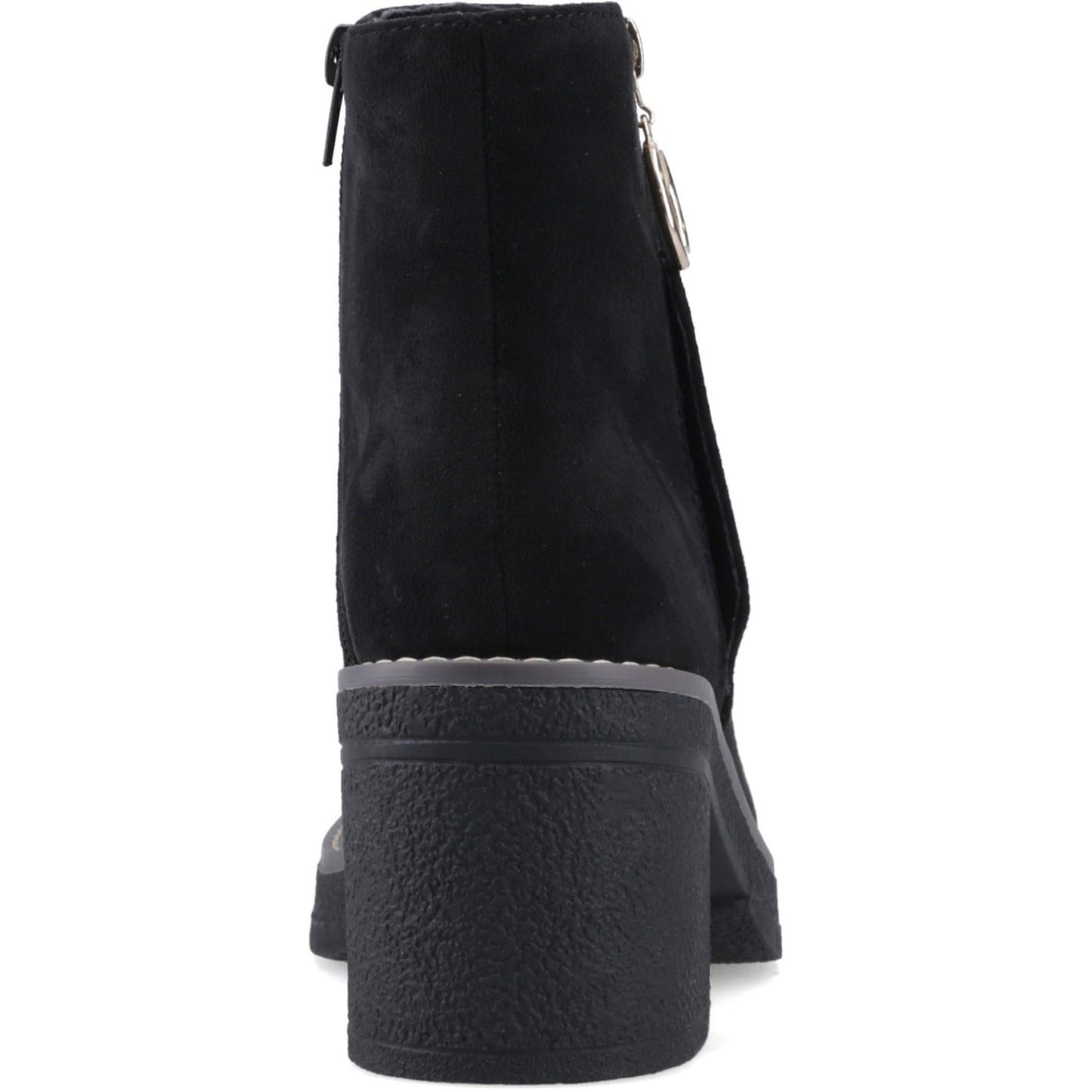 ONLY BABETTE Polyurethane Women's Black/Gold Heeled Ankle Boots