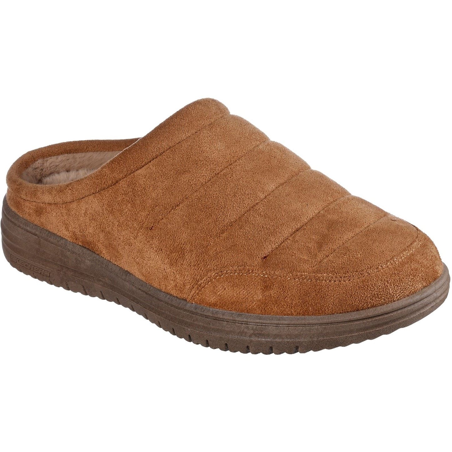 Skechers Relaxed Fit: Murette - Garvanza Microfiber Men's Tan Mules