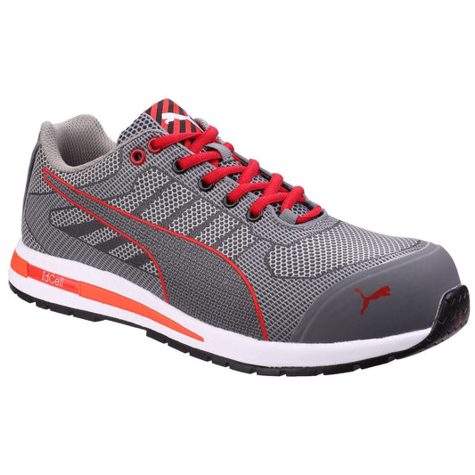 Puma Safety Men's Xelerate Knit Low Safety Trainer in Grey