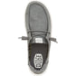 HEYDUDE Women's Wendy Canvas Shoe in Dark Grey