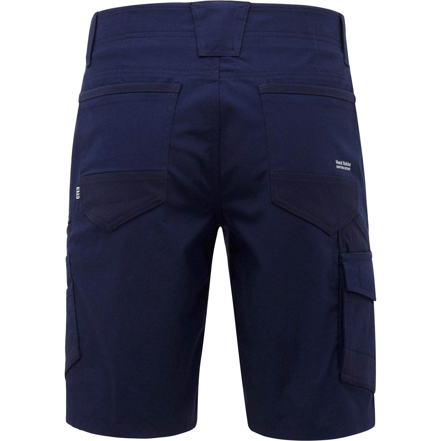 Hard Yakka Men's Raptor Active Mid-Short in Navy