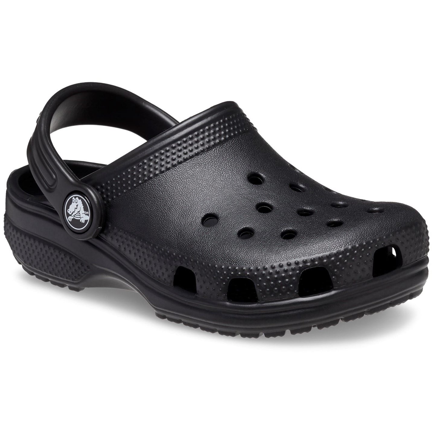 Crocs Kids' Classic Thermoplastic Black Loafers