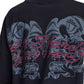 Ed Hardy Brave Hearts True Washed Relaxed Women's Black T-Shirts