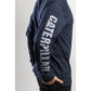 Caterpillar Men's Trademark Banner Long Sleeve T-Shirt in Dark Marine