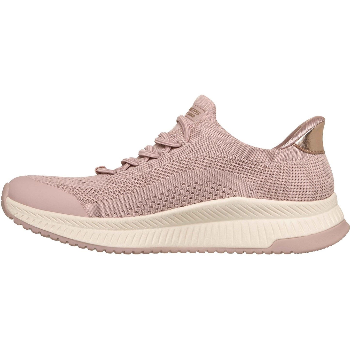 Skechers BOBS Sport Squad 4 Dire Step Polyester Women's Blush Trainers
