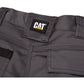 Caterpillar Essential Knee Pocket Stretch Holster Polyester Men's Grey Outdoor Trousers