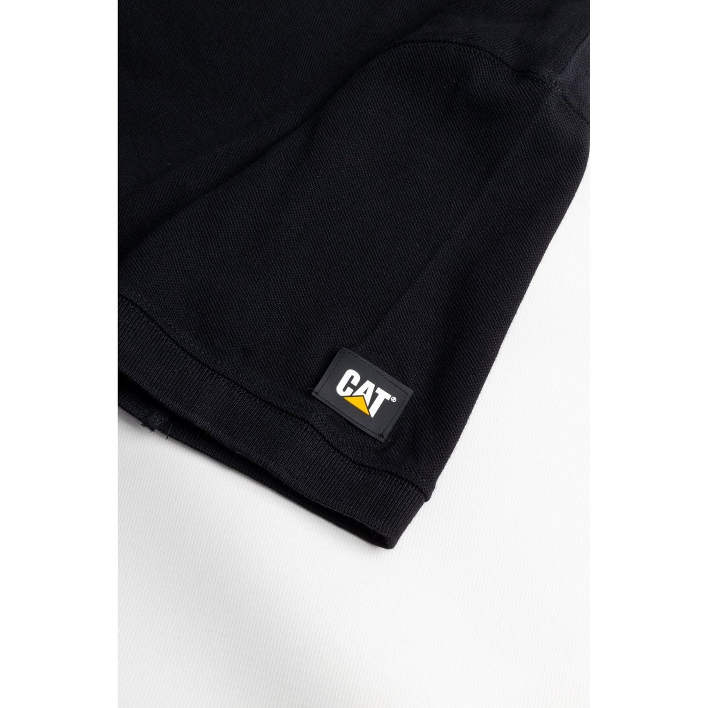 Caterpillar Men's Essentials Polo Shirt in Black