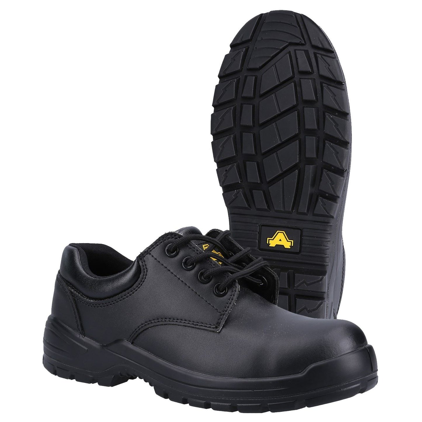 Amblers Safety FS38C Metal Free Composite Gibson Lace Safety Shoe in Black