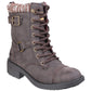 Rocket Dog Women's Thunder Galaxy Biker Boot in Brown Galaxy