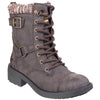 Rocket Dog Women's Thunder Galaxy Biker Boot in Brown Galaxy