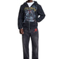 Ed Hardy New York Washed Relaxed Zip Thru Men's Black Hoodie