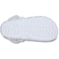 Crocs Classic Fleece Lined Polyester Blend Women's Snow White Clogs