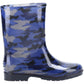 Cotswold PVC PVC Junior Navy Camo Wellington Boots