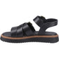 Hush Puppies Cady Leather Women's Black Sandals