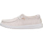 HEYDUDE Wendy Stretch Jersey Textile Women's Oatmeal Loafers