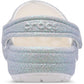 Crocs Classic Glitter Clog Thermoplastic Kids White Loafers