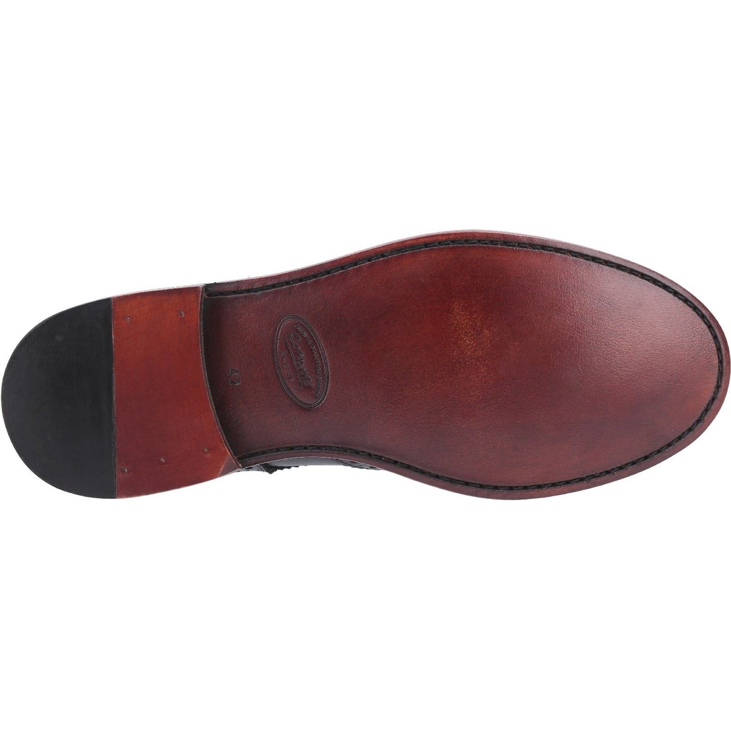 Cotswold Men's Quenington Leather Goodyear Welt Shoe in Black