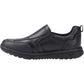 Hush Puppies Sergio Leather Youth Black Loafers
