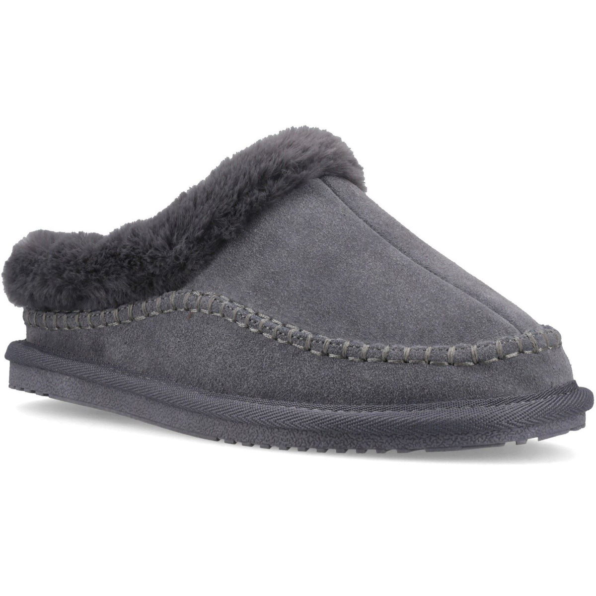 Hush Puppies Anika Suede Women's Grey Slippers