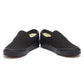 Vans Classic Slip on Black Canvas Skate Trainers VEYEBKA   TOWER London