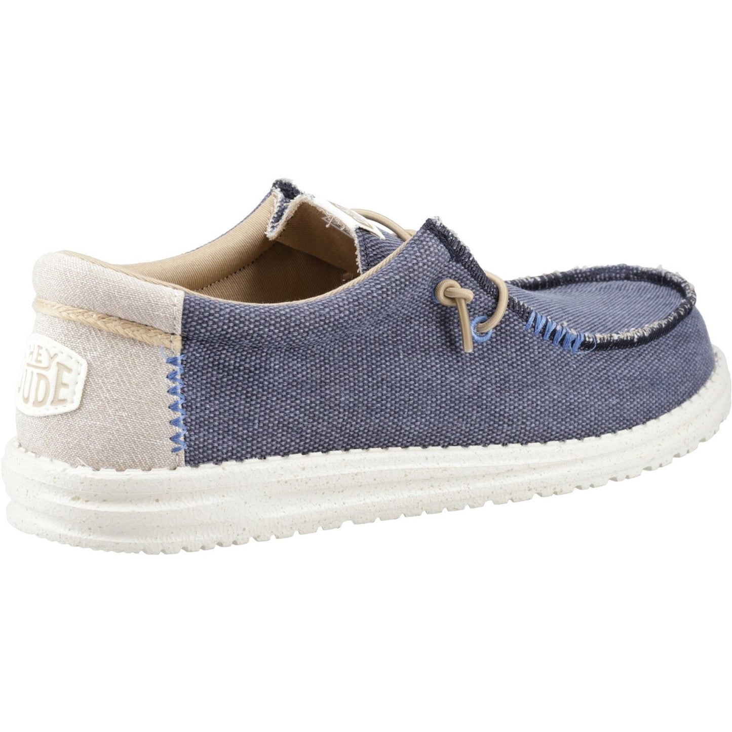 HEYDUDE Men's Wally Coastline Jute Shoe in Navy