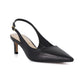 Dune Celinna Women's Black Pointy Slingback Shoes