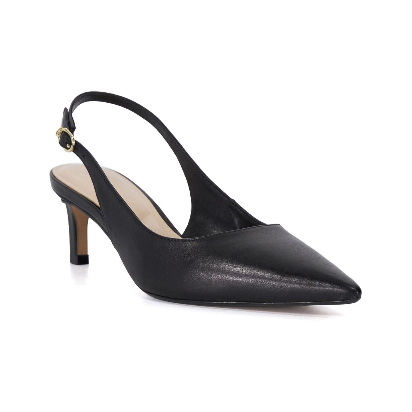 Dune Celinna Women's Black Pointy Slingback Shoes