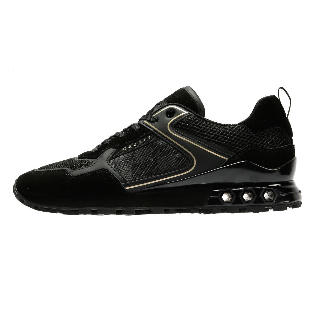 Cruyff Fuori Men's Black/Gold Trainers