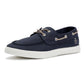Penguin Sailor Canvas Men's Navy Lace-Up Shoes