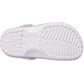 Crocs Classic Glitter Clog Thermoplastic Kids White Loafers