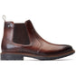 Base London Men's Bloom Chelsea Boot in Burnt Brown
