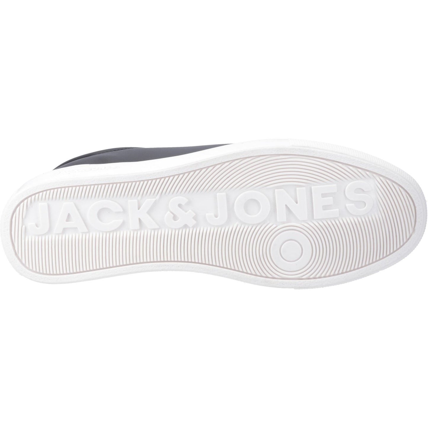 Jack & Jones Men's Galaxy Leather Trainer in Anthracite