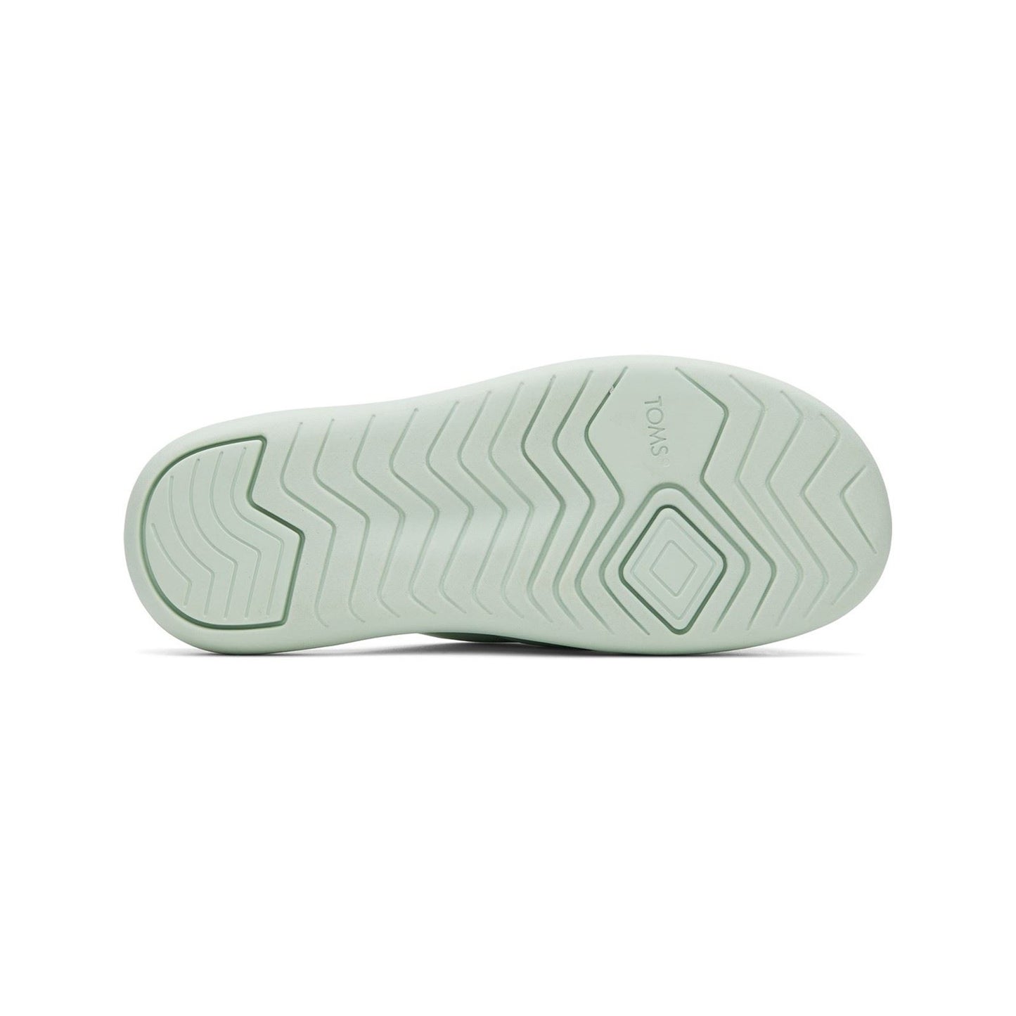 TOMS Mallow Crossover Polyester Blend Women's Mint Slides