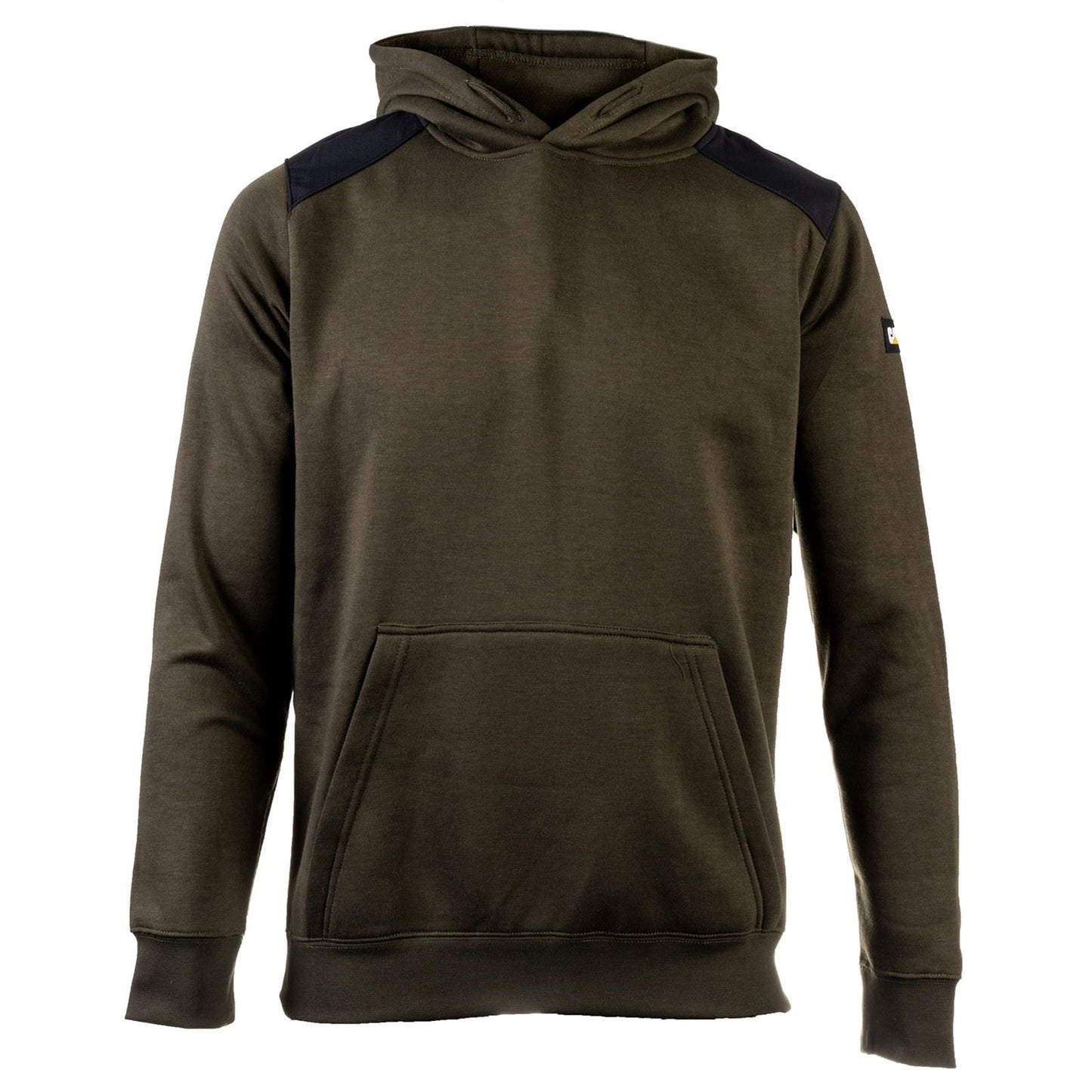 Caterpillar Men's Essentials Hooded Sweatshirt in Army Moss