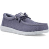 HEYDUDE Wally Stretch Jersey Cotton Men's Navy Moccasins Shoes
