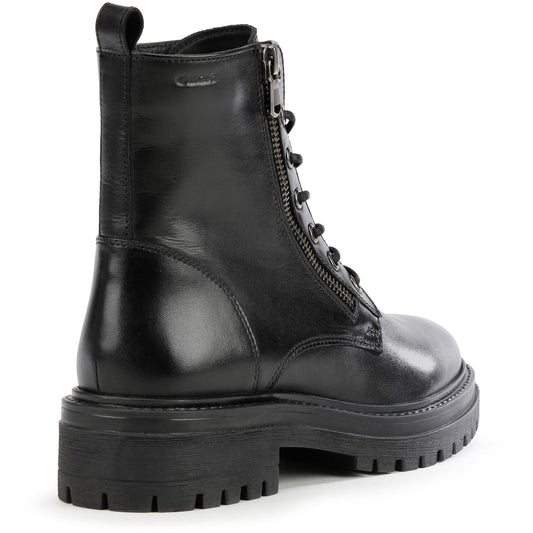 Geox Women's D IRIDEA F ANKLE BOOTS in Black
