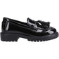 Hush Puppies Abigail Patent Leather Black Loafers