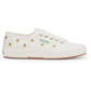 Superga Embroidery Linen Sunflower Linen Women's White Trainers