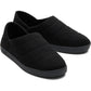 TOMS Ezra Polyester Men's Black Slippers