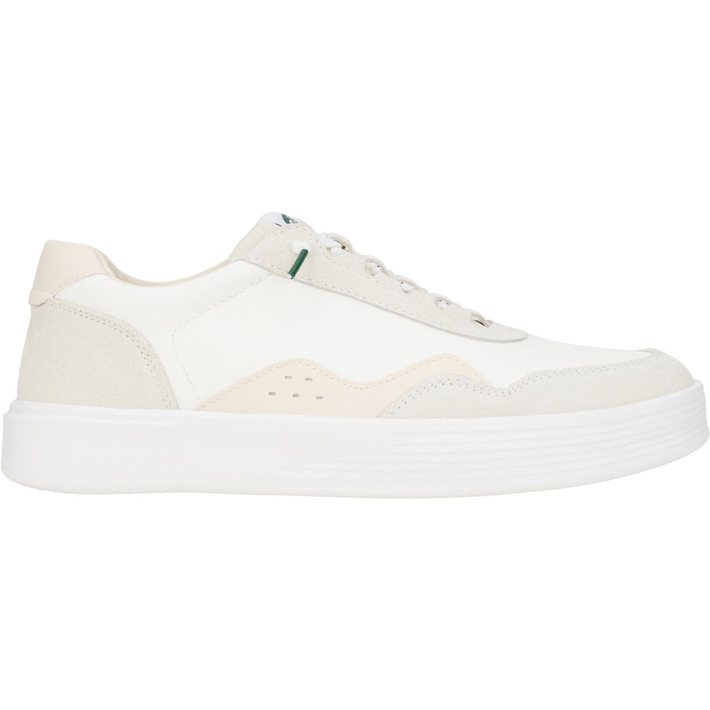 HEYDUDE Men's Hudson Classic Trainers in Light Beige/White