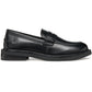 Geox D Serilda E Leather Women's Black Moccasins Shoes