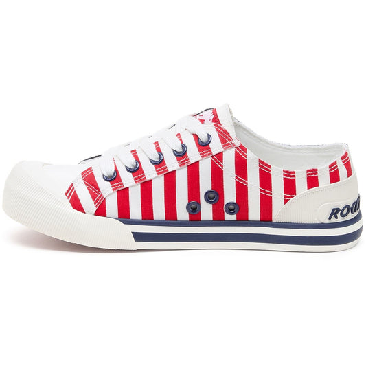 Rocket Dog Jazzin Spangle Cotton Women's Navy/Red Trainers