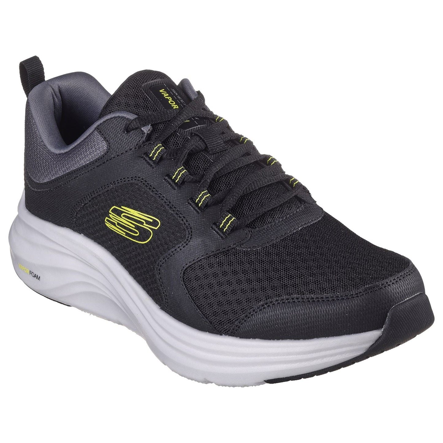 Skechers Men's Vapor Foam Trainer in Black/Lime