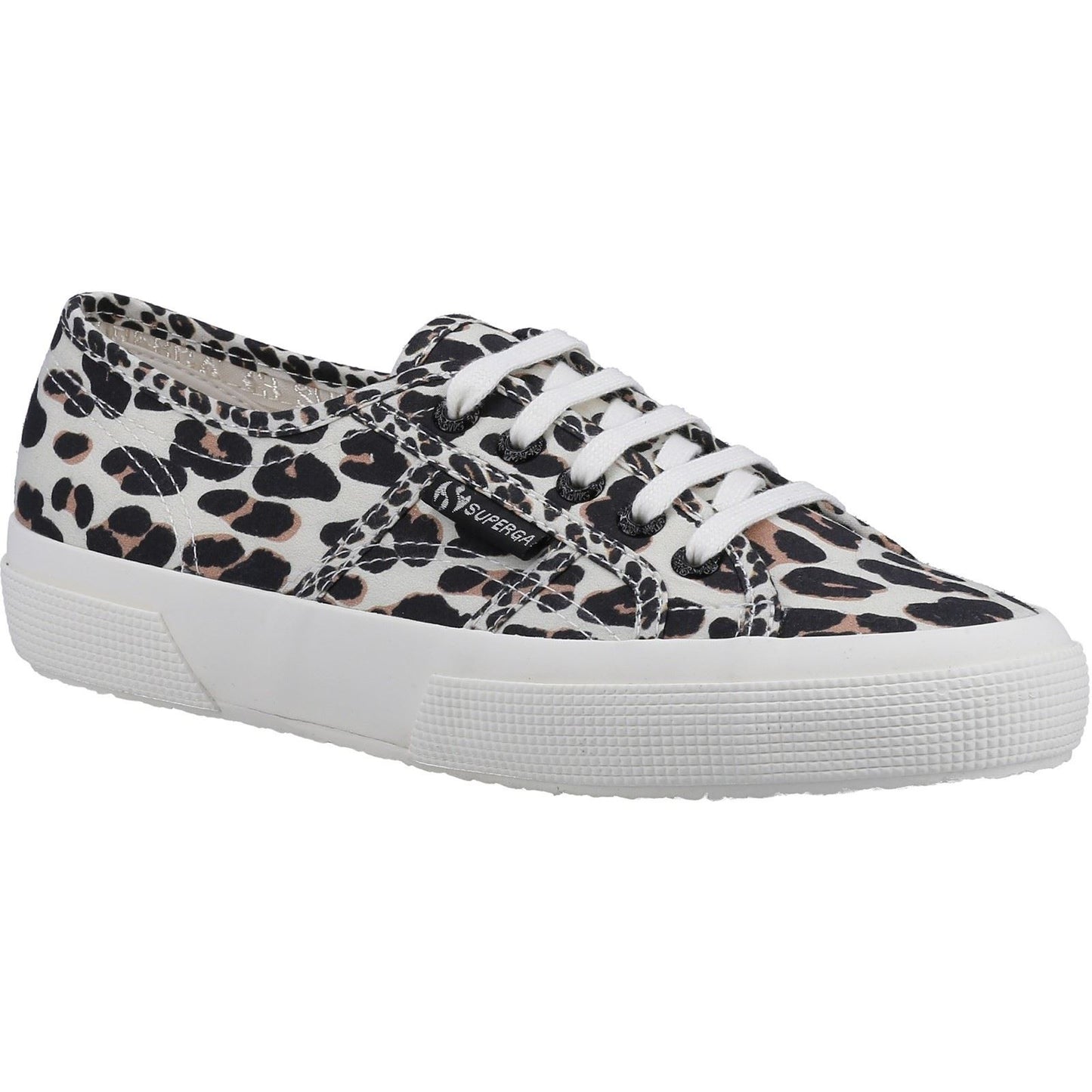 Superga Women's 2750 LIGHT LEOPARD PRINT Trainer in Light Beige Leopard